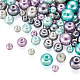 cheriswelry 12 нити 12 стили выпечки окрашенные перламутровые стеклянные жемчужные круглые нити из бисера(HY-CW0001-03A)-2