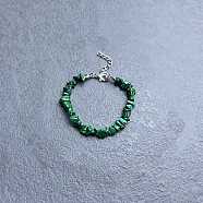 Synthetic Malachite Chip Beaded Bracelets for Women(IW6789-46)