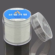 Korean Elastic Crystal Thread, Stretch Bracelet String, with Box, for Jewelry Making, Clear, 0.5mm, about 328.08 yards(300m)/roll(CT-J001-0.5mm)