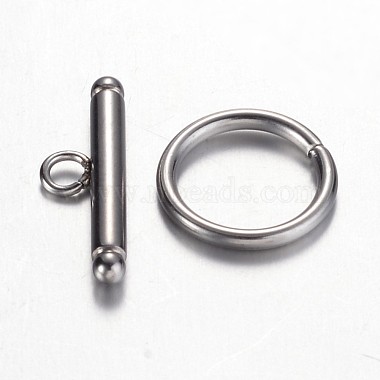 Stainless Steel Color Ring 201 Stainless Steel Toggle Clasps