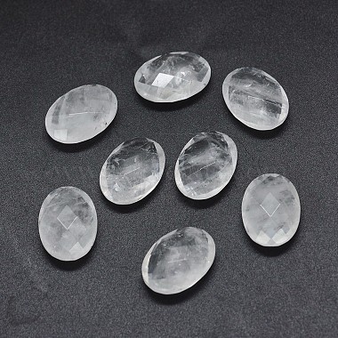 18mm Oval Quartz Crystal Beads