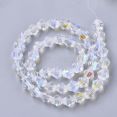 Electroplate Glass Beads Strands(X-EGLA-Q118-6mm-C17)-2