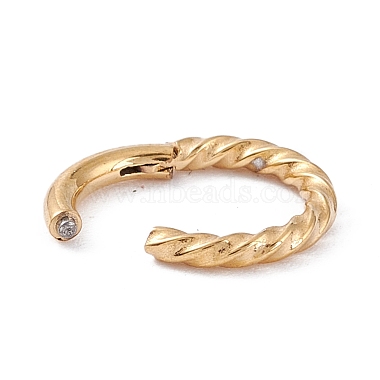 Twisted Ring Hoop Earrings for Girl Women(STAS-D453-01G-01)-2
