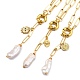 Natural Baroque Pearl Keshi Pearl Lariat Necklaces(NJEW-JN03042)-1