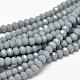 Faceted Rondelle Glass Beads Strands(X-GLAA-I033-6mm-21)-1