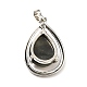 Pendentifs de labradorite naturelle(G-B033-04P-17)-3