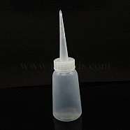 100ml Plastic Glue Bottles, Clear, 165x46mm, Capacity: 100ml(3.38 fl. oz)(TOOL-D028-02)