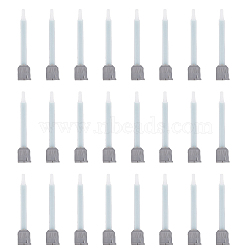 Plastic Epoxy Mixing Nozzle Tips, Mixer Tip for AB Glue, Gray, 9x1.8cm, Hole: 0.18cm & 0.35cm(TOOL-WH0131-08B)