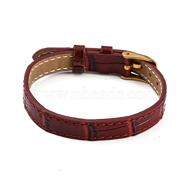 Leather Textured Watch Bands(AJEW-K232-01G)-3