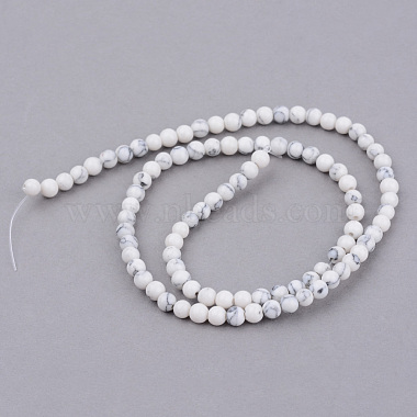 Synthetic Howlite Beads Strands(X-G-Q462-4mm-26-1)-2