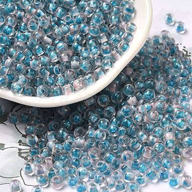 Steel Blue Glass Beads