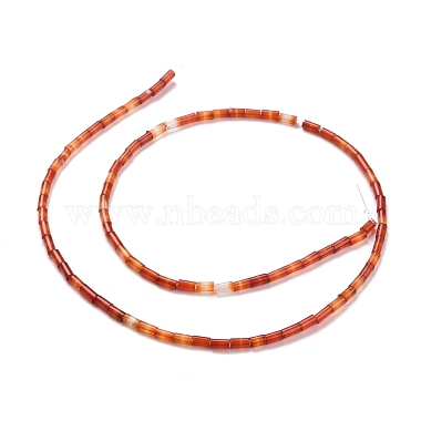 Natural Red Agate Beads Strands(G-M389-01)-2