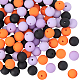 gummierte Stil imitierte Silikon-Acryl-Perlen(MACR-PA0001-06A-04)-1