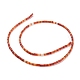 Natural Red Agate Beads Strands(G-M389-01)-2
