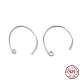 Rhodium Plated 925 Sterling Silver Earring Hooks(STER-NH0001-42P)-1