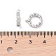 Rhodium Plated 925 Sterling Silver Micro Pave Cubic Zirconia Twister Clasps(STER-K176-16P)-3