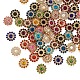 Yilisi 300Pcs 15 Style Flower Shape Rhinestone Buttons(RB-YS0001-02)-4