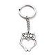 Animal 304 Stainless Steel Pendant Keychains(KEYC-P017-A03)-1