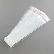 OPP Cellophane Bags, Rectangle, Clear, Clear, 26.5x5cm, Unilateral Thickness: 0.035mm, Inner Measure: 21x5cm(OPC-R009-26.5x5cm)