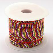 Nylon Thread, Colorful, 2.0mm, about 47.02 yards(43m)/roll(NWIR-R028-2.0mm-01)