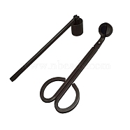 Stainless Steel Candle Accessory Set, Candle Wick Dipper and Candle Snuffer, Black, 16.5~19x1.3~6cm(PW-WG55879-01)