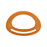 Wooden D Shaped Handles Replacement, for Handmade Bag Handbags Purse Handles, BurlyWood, 12x16.8x0.9mm, Inner Size: 7x11.1cm(FIND-CA0001-18A)