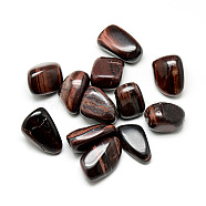 Natural Red Tiger Eye Beads, Tumbled Stone, Healing Stones for 7 Chakras Balancing, Crystal Therapy, Meditation, Reiki, No Hole/Undrilled, Nuggets, 15~30x15~20x8~20mm, about 65pcs/1000g(G-Q947-19)