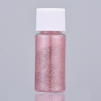 Shiny Laser Glitter Dust Powder, For UV Resin, Epoxy Resin Decorate & Nail Art Craft Jewelry Making, Flamingo, Bottle: 22x57mm, 5g/bottle