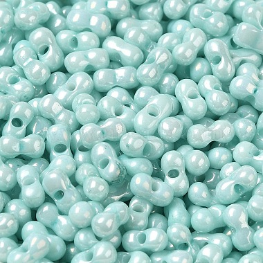 couleurs opaques perles de rocailles en verre lustré(SEED-B001-01A-08)-3