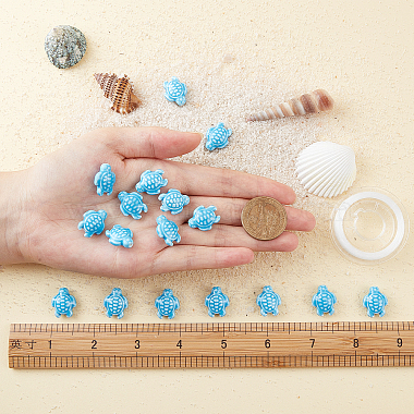 sunnyclue 40pcs tortue perles en porcelaine faites à la main(DIY-SC0015-62A)-3
