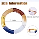 Imitation Jade and Wooden Chunky Curved Tube Beads Stretch Bracelets Set(BJEW-SW00018)-2