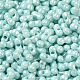 couleurs opaques perles de rocailles en verre lustré(SEED-B001-01A-08)-3