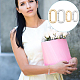 8Pcs 4 Styles Brass Spring Gate Rings(KK-UN0005-38)-5