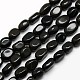 Natural Obsidian Nuggets Beads Strands(G-L154-16)-1