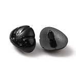 Resin Safety Noses, Craft Nose, for DIY Doll Toys Puppet Plush Animal Making, Black, 29~30.5x23~23.5x10.5mm(FIND-WH0117-35)