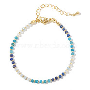 Colorful Summer Gemstone Beaded Bracelet for Women, European and American Style., 6-1/2~6-3/4 inch(16.5~17cm)(MO9327)