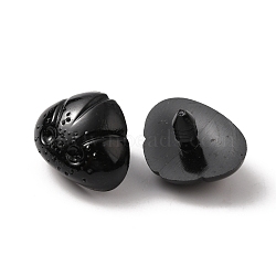 Resin Safety Noses, Craft Nose, for DIY Doll Toys Puppet Plush Animal Making, Black, 29~30.5x23~23.5x10.5mm(FIND-WH0117-35)
