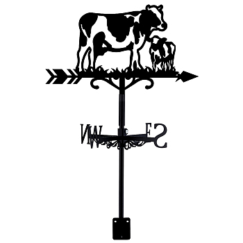 Orangutan Iron Wind Direction Indicator, Weathervane for Outdoor Garden Wind Measuring Tool, Other Animal, 271x358mm