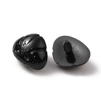 Resin Safety Noses, Craft Nose, for DIY Doll Toys Puppet Plush Animal Making, Black, 29~30.5x23~23.5x10.5mm
