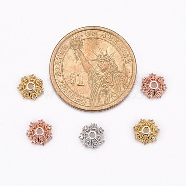 Cz Messing Micro Pave Zirkonia Blume Perlenkappen(ZIRC-L003-8mm-01)-2