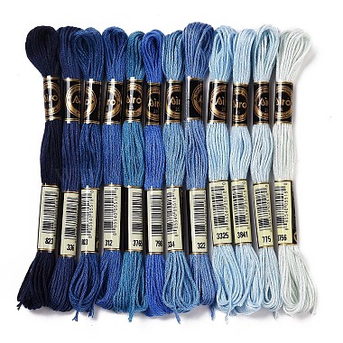 Blue Polyester Embroidery Thread