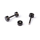 Flat Round 304 Stainless Steel Barbell Cartilage Earrings(EJEW-L164-01B)-1