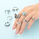 9Pcs 9 Style Adjustable Alloy Finger Rings(RJEW-LS0001-15AS)-6