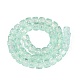 perles &agrave; la main en verre de feuille brins(FOIL-Q002-04F)-2