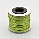 Cordons fil de nylon tressé rond de fabrication de noeuds chinois de macrame rattail(NWIR-O001-A-15)-1