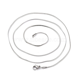 304 Stainless Steel Herringbone Chain Necklaces, with Lobster Claw Clasps, Stainless Steel Color, 25.9 inch(65.8cm), 1.5mm(NJEW-F227-07P-05)