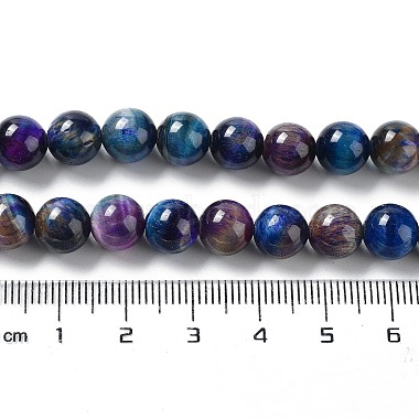 Natural Rainbow Tiger Eye Beads Strands(G-NH0002-A01-B01)-5