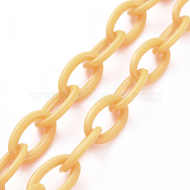 Personalized ABS Plastic Cable Chain Necklaces(NJEW-JN03254-01)-3