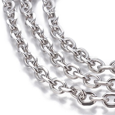 3.28 Feet 304 Stainless Steel Cable Chains(X-CHS-P007-27P-01)-2