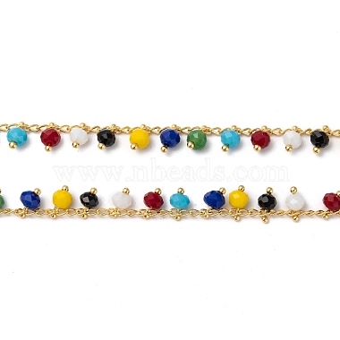 Chaînes de perles de verre faites à la main de 3.28 pied(X-AJEW-P061-A03)-4